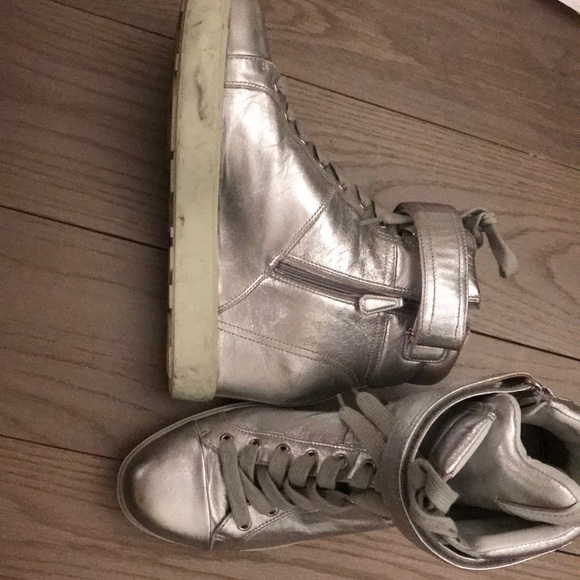 Prada High Top Sneaker Wedge - Picture 3 of 7